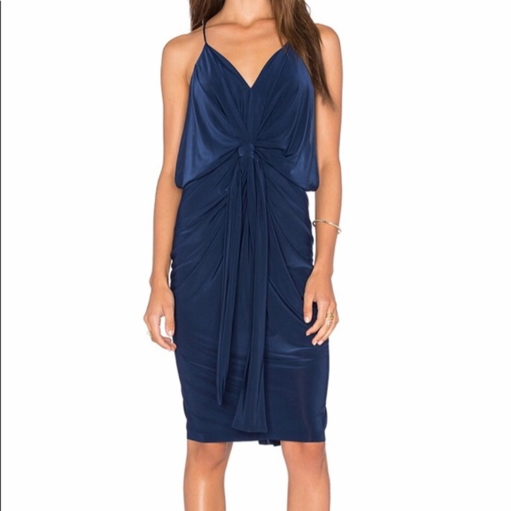 Misa NAVY jersey dress. Size S.  Sexy!